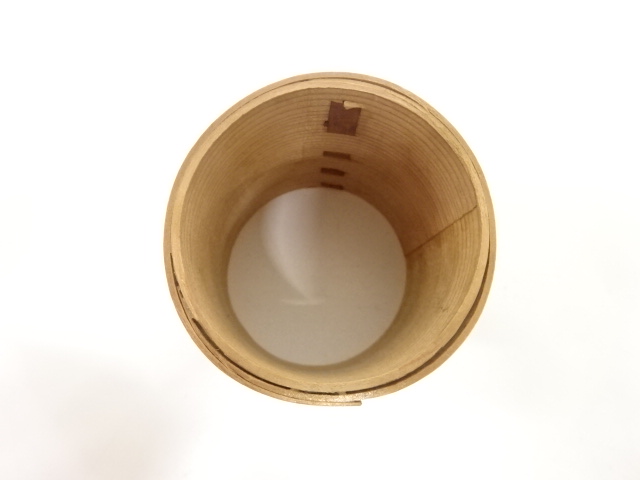  杉曲わっぱ　松竹梅　蓋置(即中斎花押有)